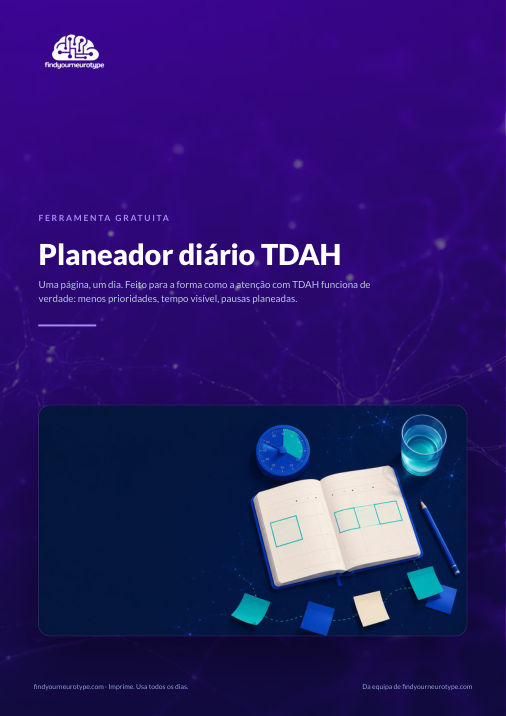 Planeador diário TDAH