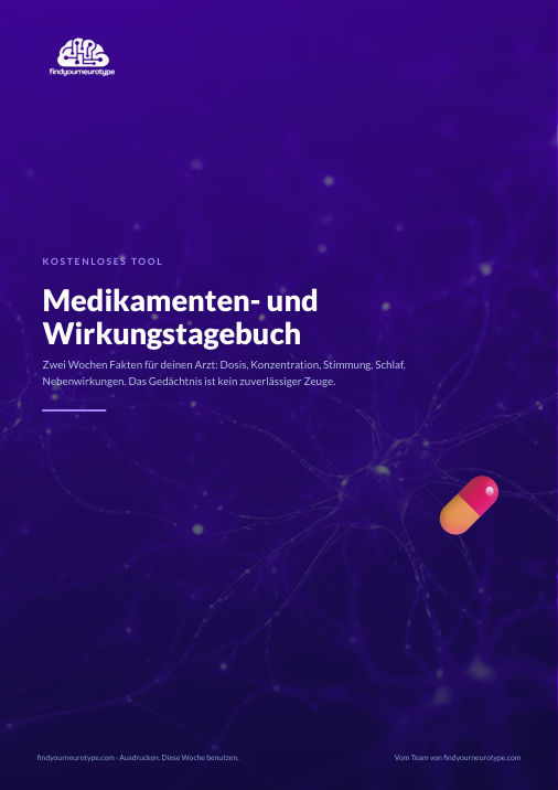 Medikamenten- und Wirkungstagebuch
