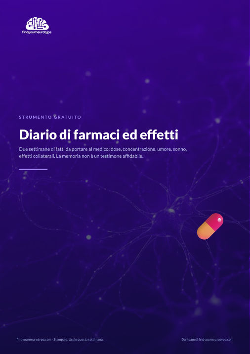 Diario di farmaci ed effetti
