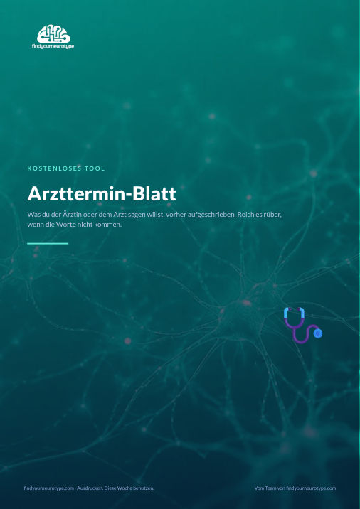 Arzttermin-Blatt