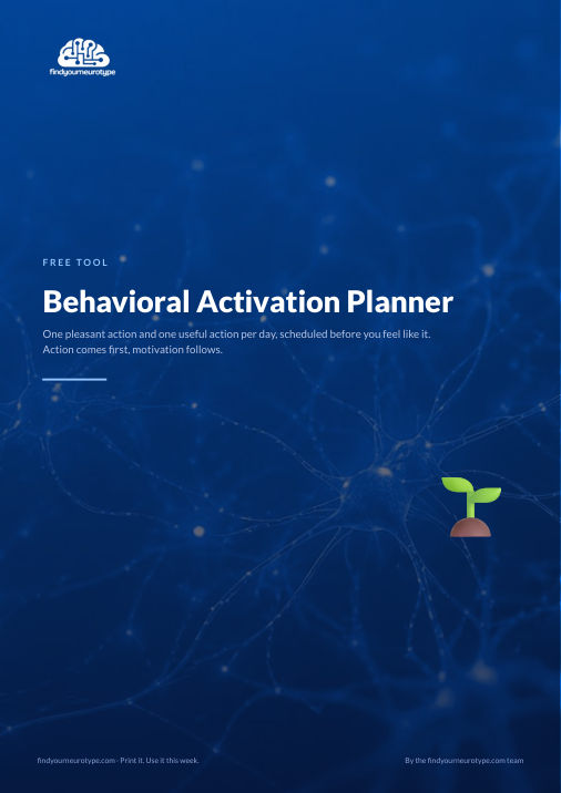 Behavioral Activation Planner