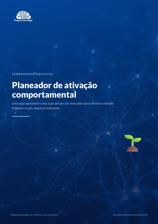 Planeador de ativação comportamental