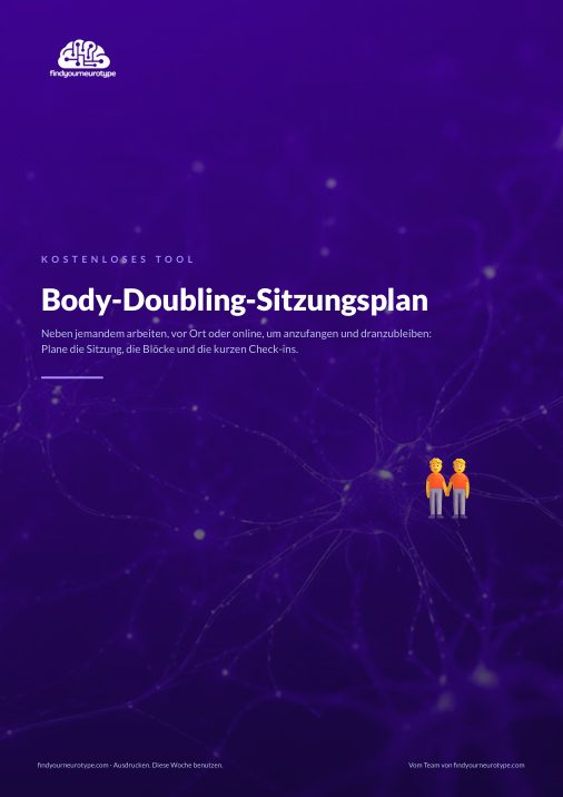 Body-Doubling-Sitzungsplan