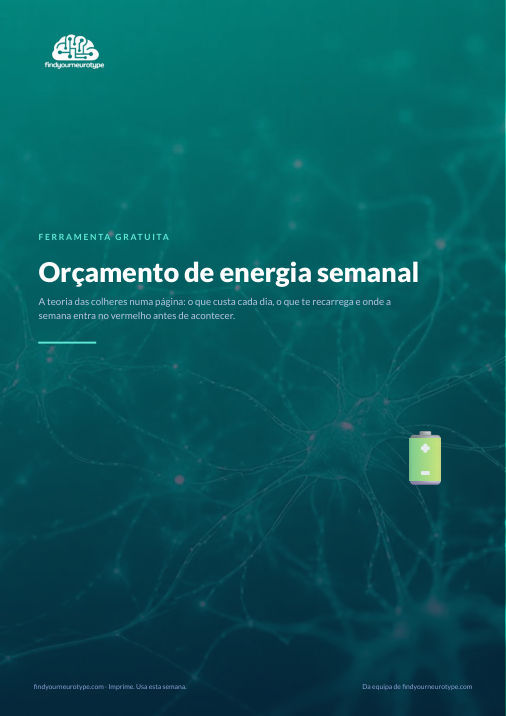 Orçamento de energia semanal