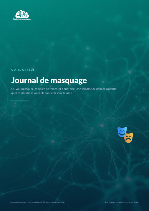 Journal de masquage