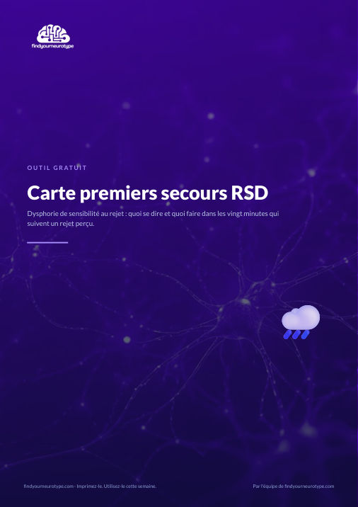 Carte premiers secours RSD