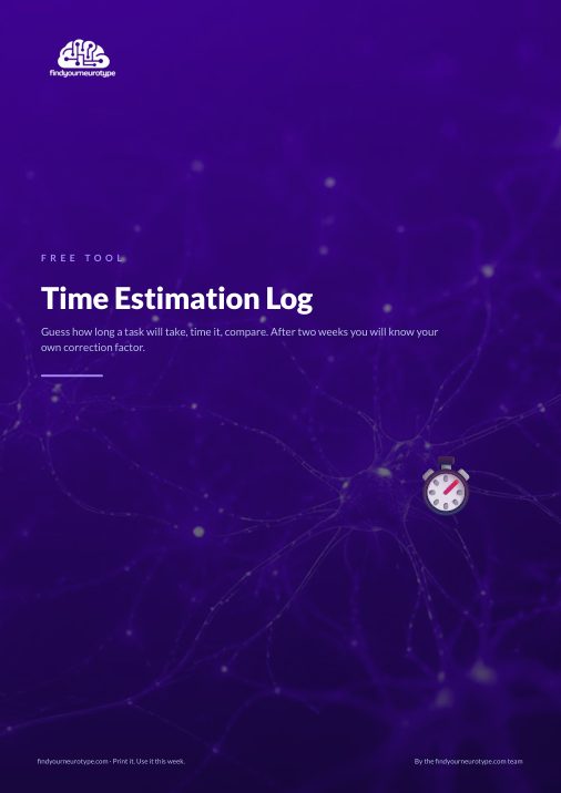 Time Estimation Log