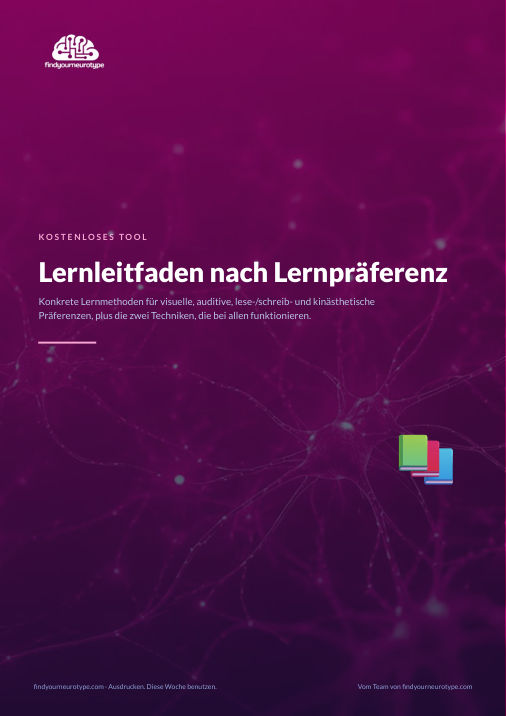 Lernleitfaden nach Lernpräferenz
